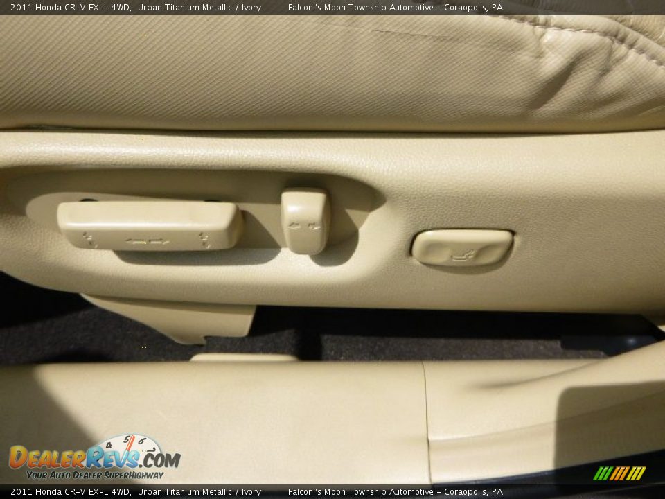 2011 Honda CR-V EX-L 4WD Urban Titanium Metallic / Ivory Photo #21