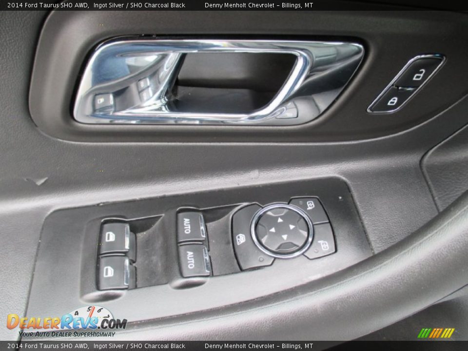 2014 Ford Taurus SHO AWD Ingot Silver / SHO Charcoal Black Photo #13