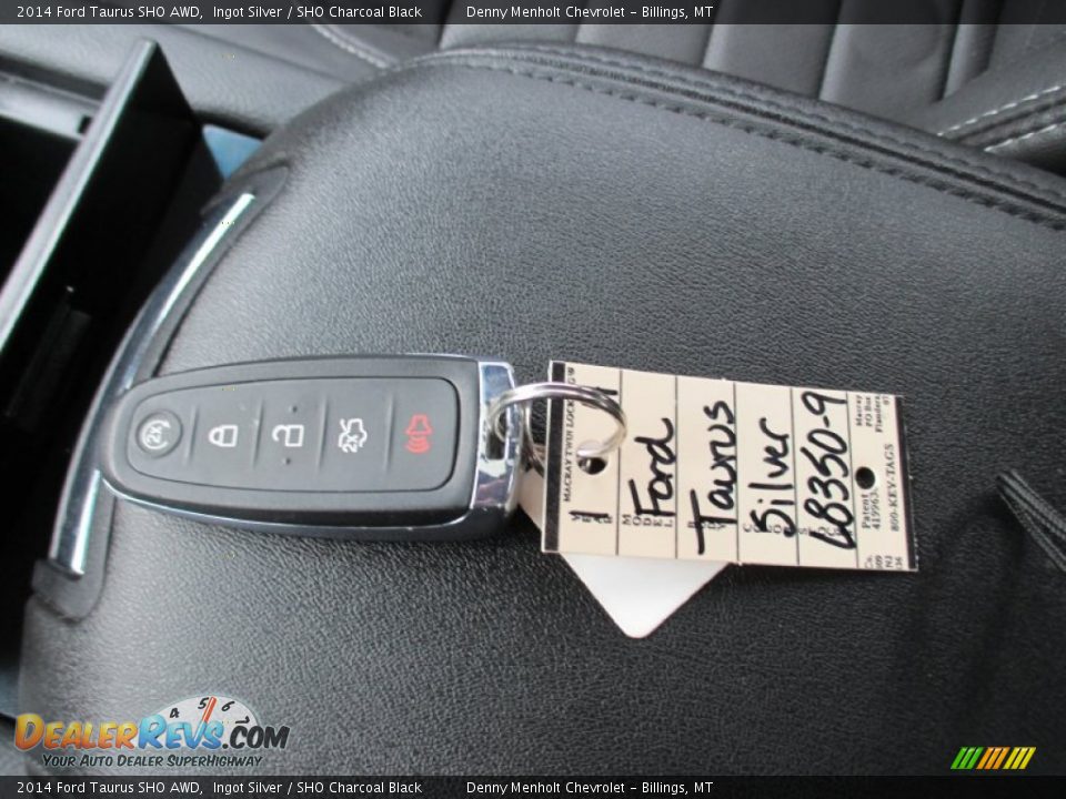2014 Ford Taurus SHO AWD Ingot Silver / SHO Charcoal Black Photo #17