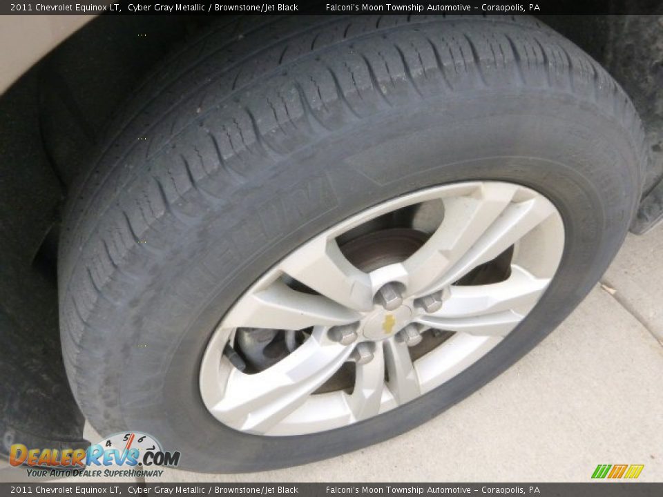 2011 Chevrolet Equinox LT Cyber Gray Metallic / Brownstone/Jet Black Photo #3