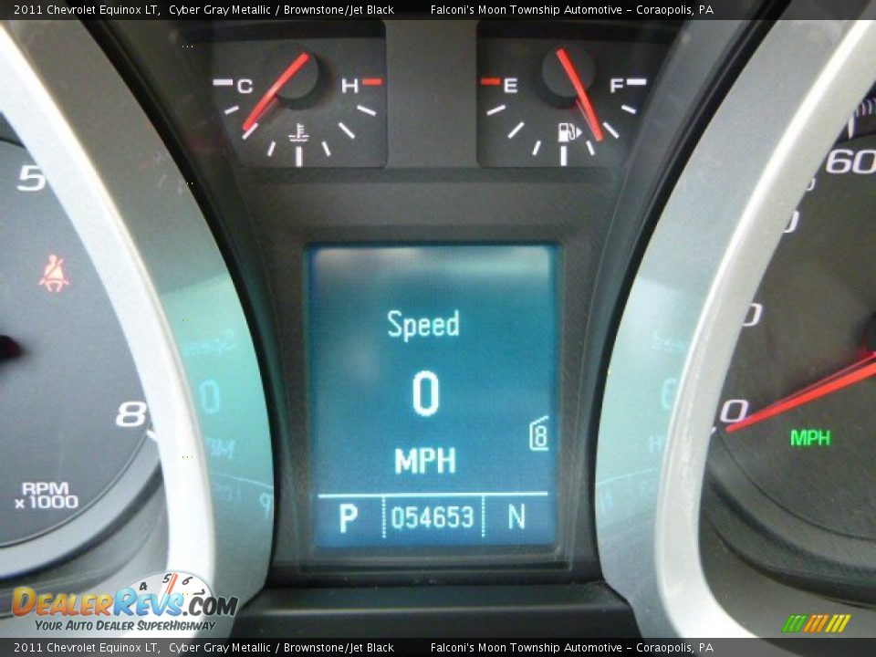 2011 Chevrolet Equinox LT Cyber Gray Metallic / Brownstone/Jet Black Photo #5