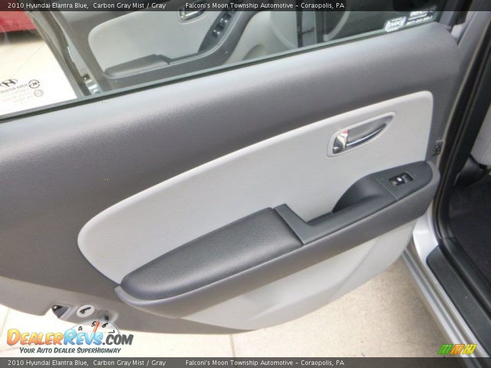 2010 Hyundai Elantra Blue Carbon Gray Mist / Gray Photo #18