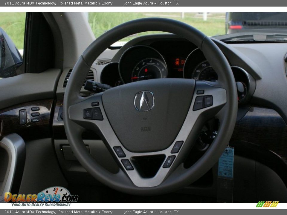 2011 Acura MDX Technology Polished Metal Metallic / Ebony Photo #31