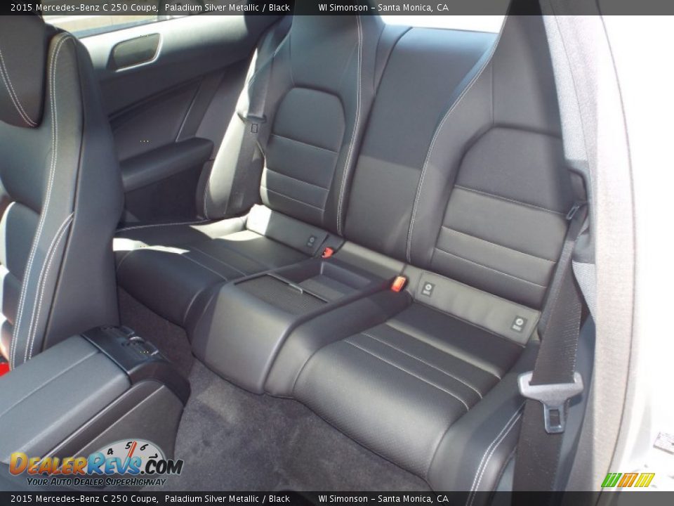 Rear Seat of 2015 Mercedes-Benz C 250 Coupe Photo #8