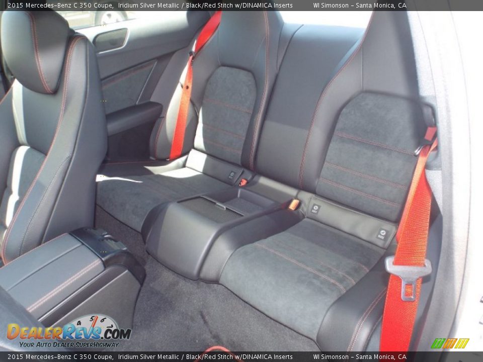 Rear Seat of 2015 Mercedes-Benz C 350 Coupe Photo #8