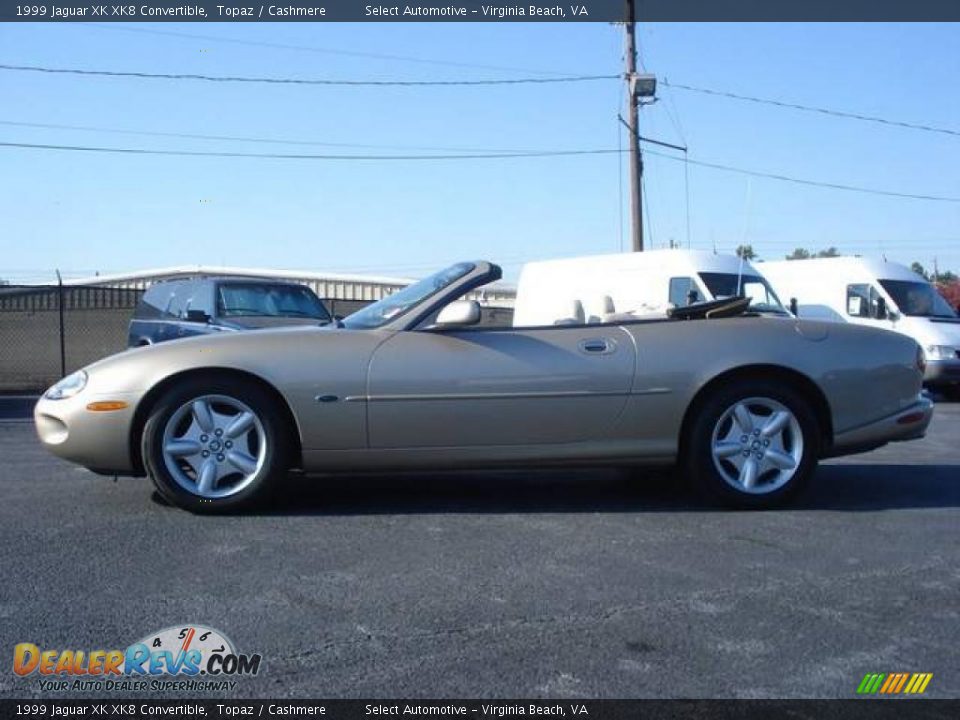 1999 Jaguar XK XK8 Convertible Topaz / Cashmere Photo #4