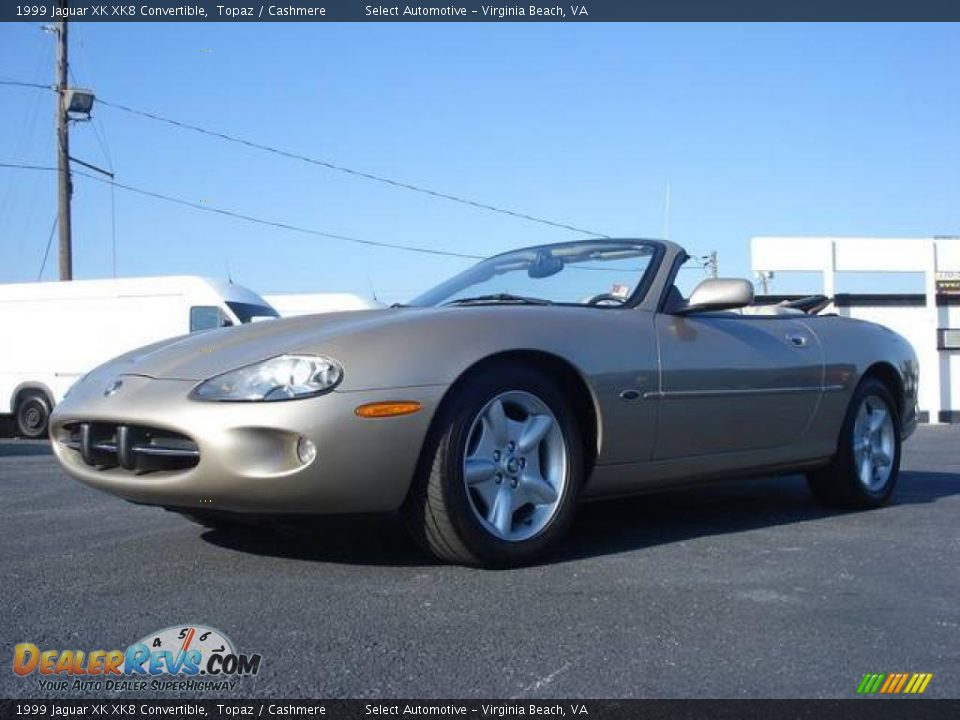 1999 Jaguar XK XK8 Convertible Topaz / Cashmere Photo #5