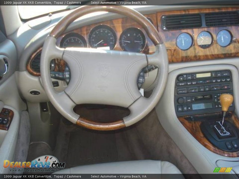 1999 Jaguar XK XK8 Convertible Topaz / Cashmere Photo #8
