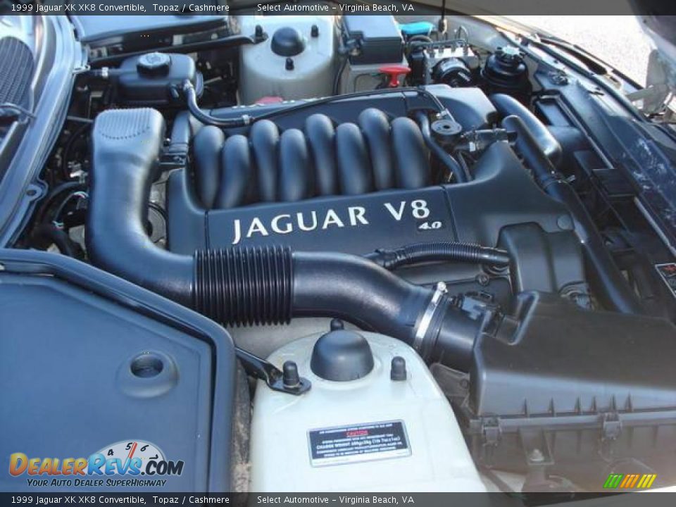 1999 Jaguar XK XK8 Convertible Topaz / Cashmere Photo #15