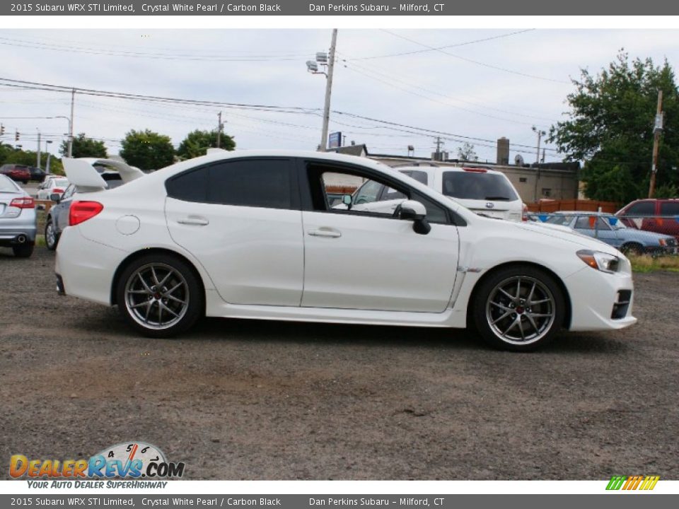 Crystal White Pearl 2015 Subaru WRX STI Limited Photo #4