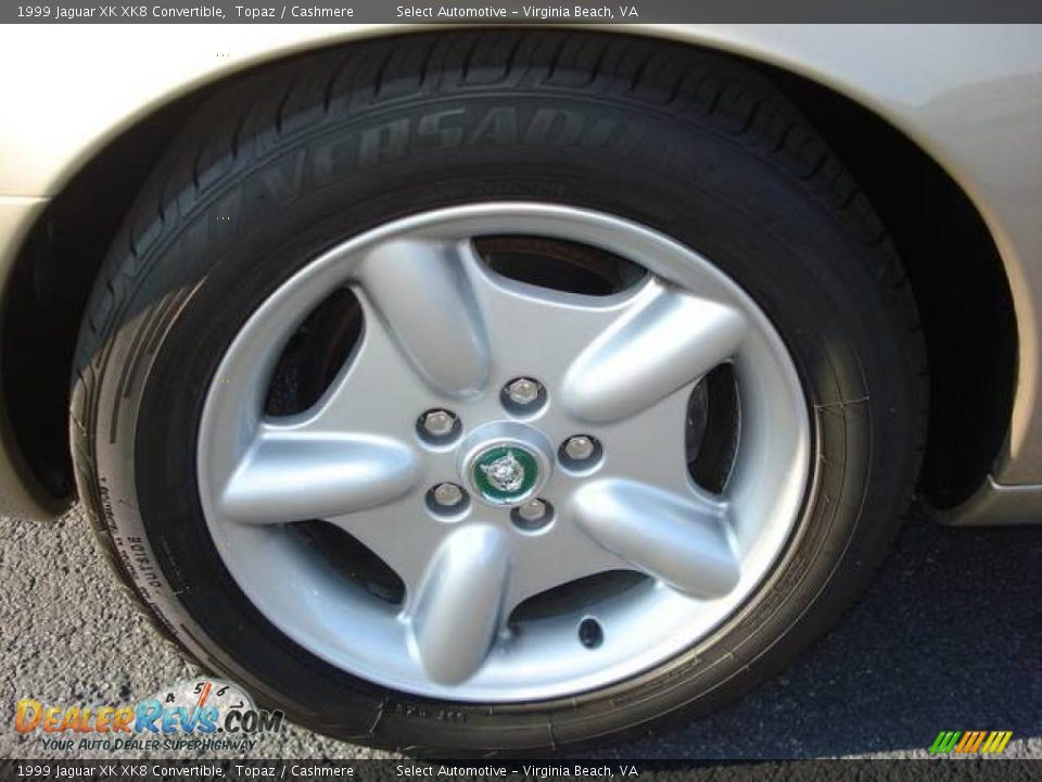 1999 Jaguar XK XK8 Convertible Topaz / Cashmere Photo #16