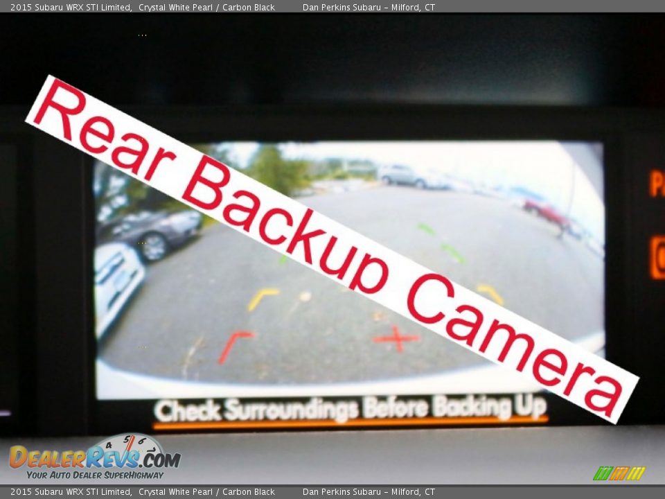 2015 Subaru WRX STI Limited Crystal White Pearl / Carbon Black Photo #9