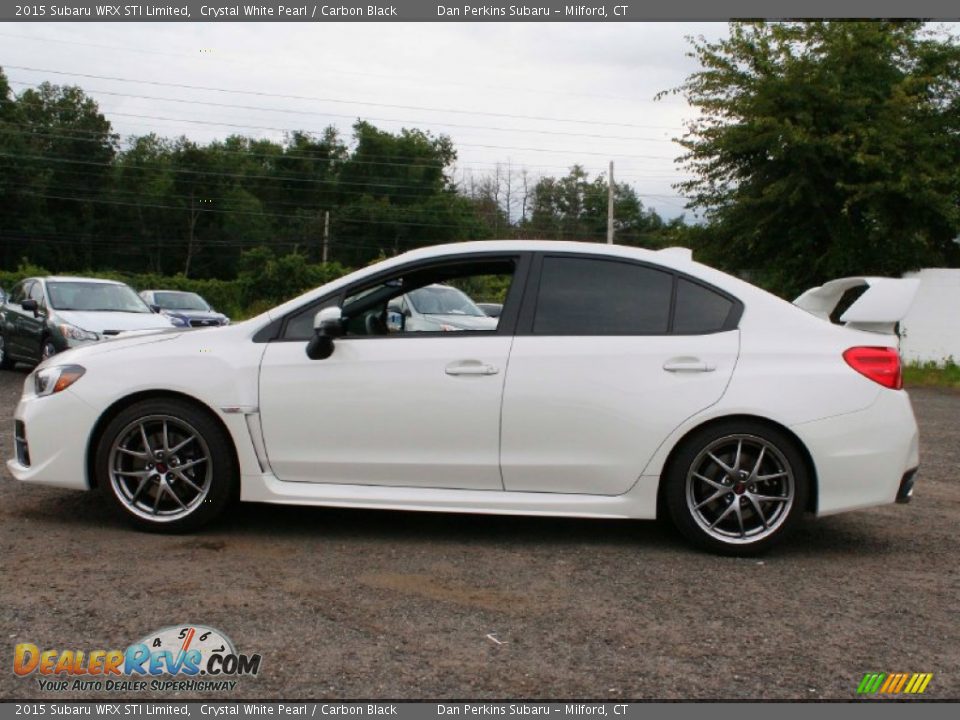 Crystal White Pearl 2015 Subaru WRX STI Limited Photo #11