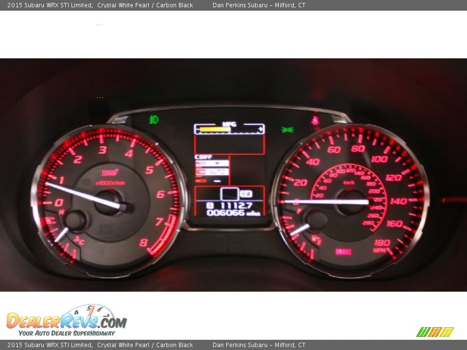2015 Subaru WRX STI Limited Gauges Photo #13