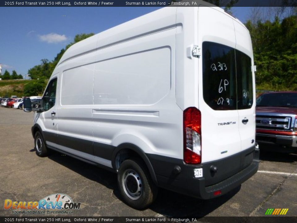 Oxford White 2015 Ford Transit Van 250 HR Long Photo #4