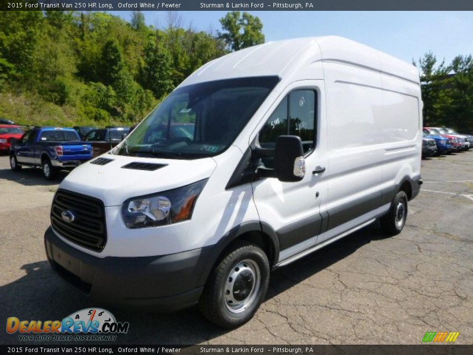 Front 3/4 View of 2015 Ford Transit Van 250 HR Long Photo #5
