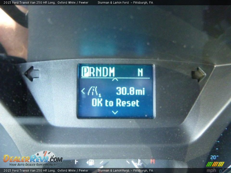 2015 Ford Transit Van 250 HR Long Oxford White / Pewter Photo #14