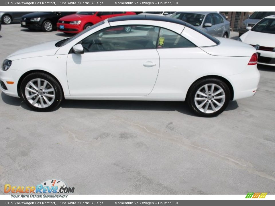 Pure White 2015 Volkswagen Eos Komfort Photo #5