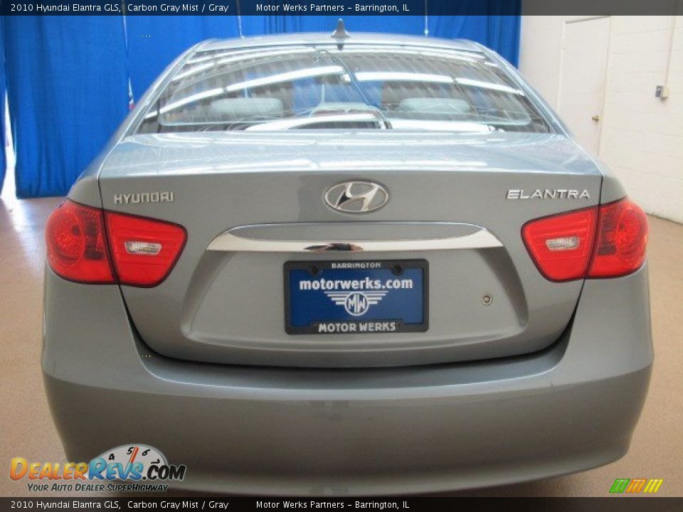 2010 Hyundai Elantra GLS Carbon Gray Mist / Gray Photo #5
