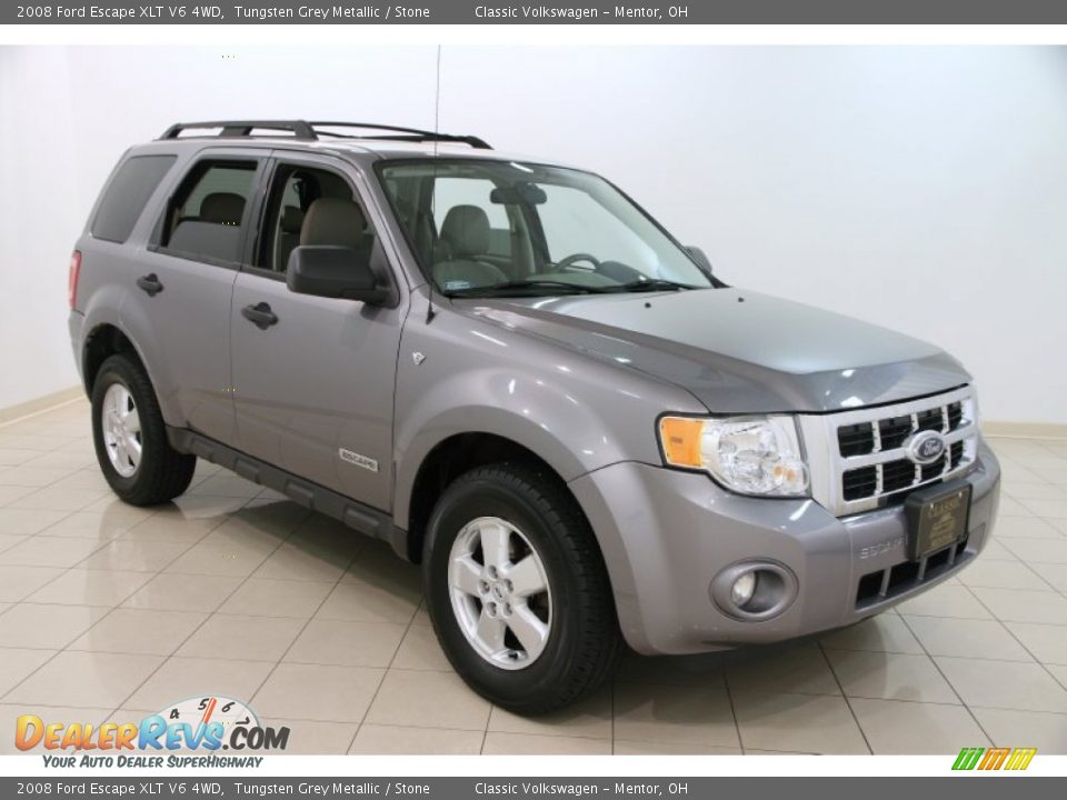 2008 Ford Escape XLT V6 4WD Tungsten Grey Metallic / Stone Photo #1