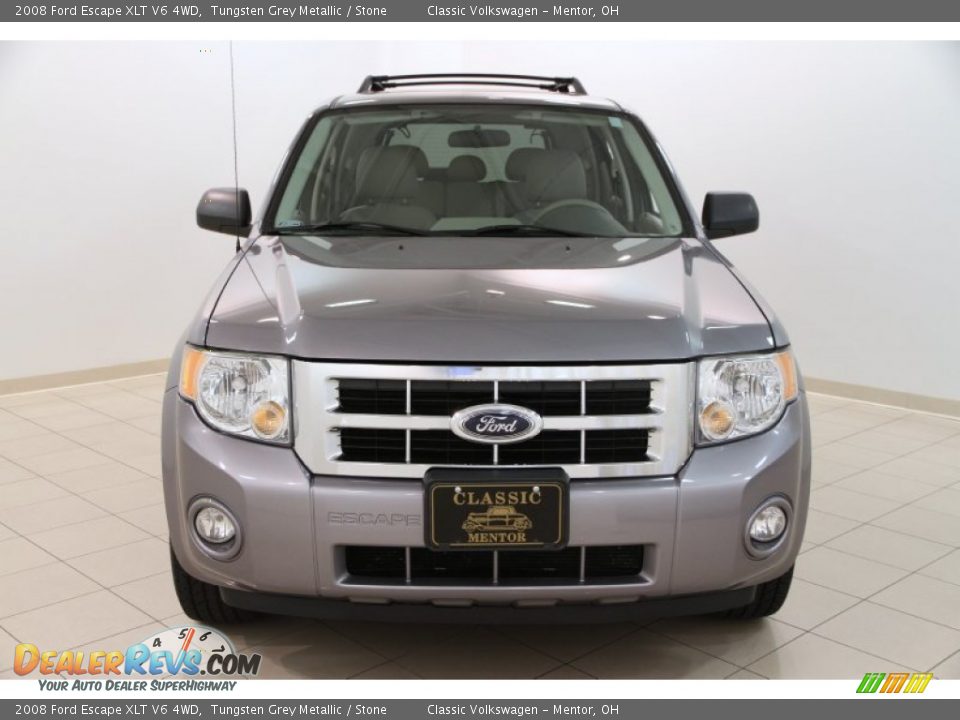 2008 Ford Escape XLT V6 4WD Tungsten Grey Metallic / Stone Photo #2