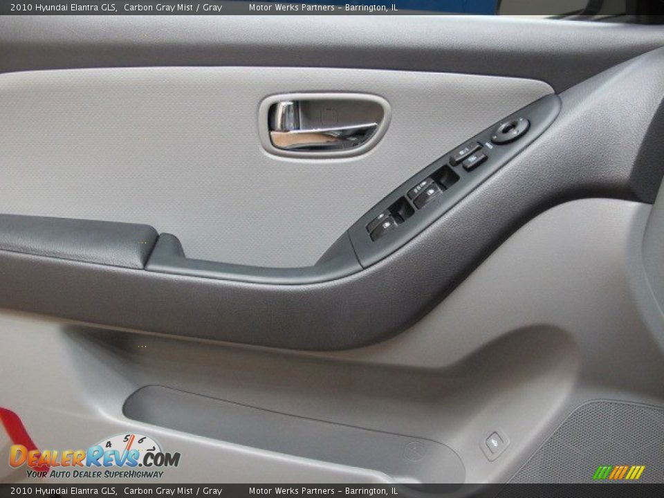 2010 Hyundai Elantra GLS Carbon Gray Mist / Gray Photo #23