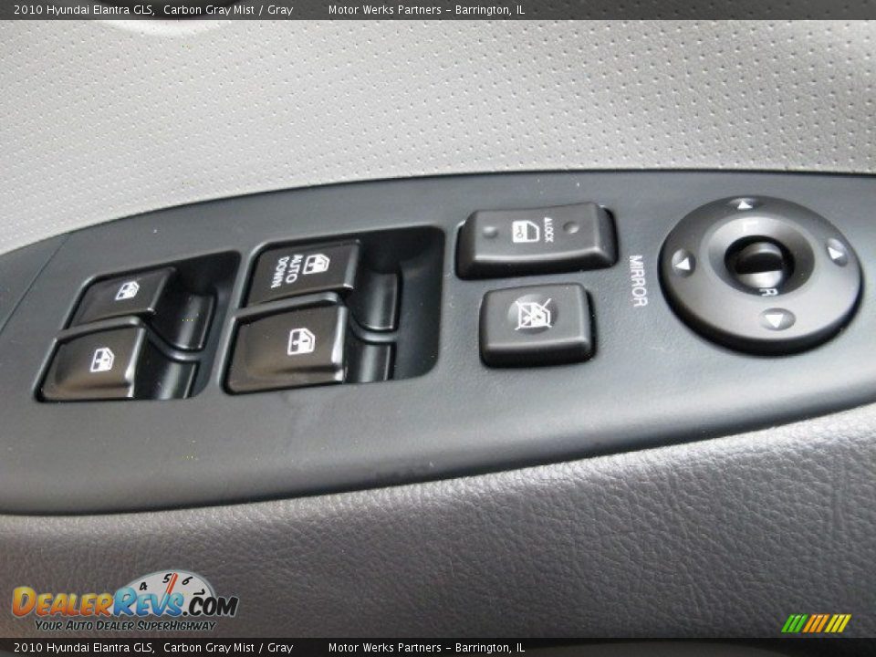 2010 Hyundai Elantra GLS Carbon Gray Mist / Gray Photo #24