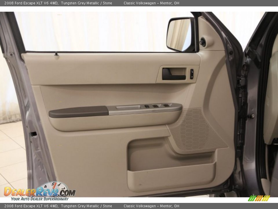 2008 Ford Escape XLT V6 4WD Tungsten Grey Metallic / Stone Photo #4