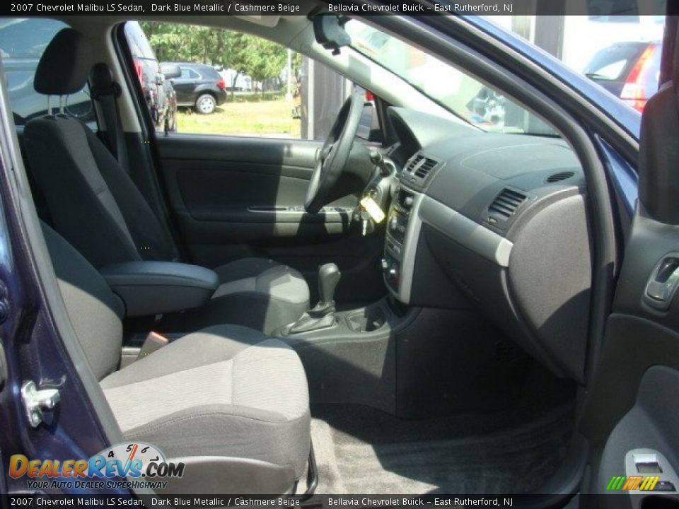 2007 Chevrolet Malibu LS Sedan Dark Blue Metallic / Cashmere Beige Photo #8