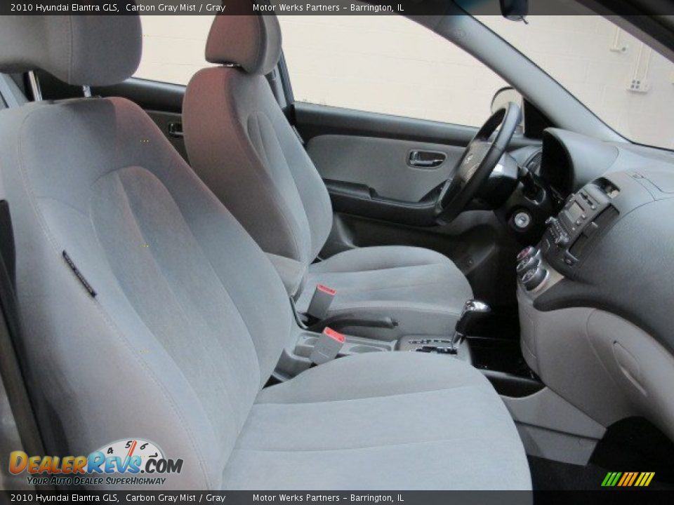 2010 Hyundai Elantra GLS Carbon Gray Mist / Gray Photo #28