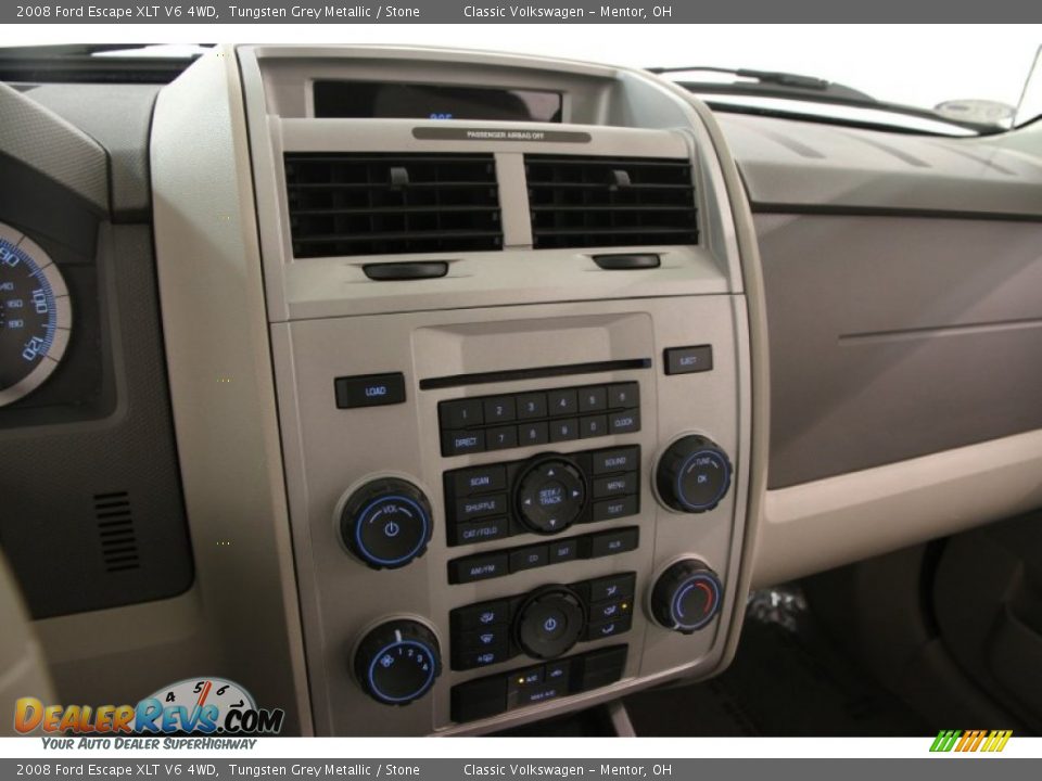 2008 Ford Escape XLT V6 4WD Tungsten Grey Metallic / Stone Photo #8