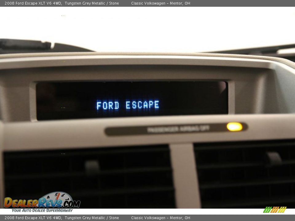2008 Ford Escape XLT V6 4WD Tungsten Grey Metallic / Stone Photo #9