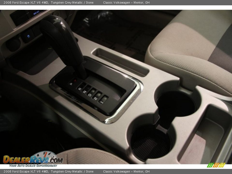 2008 Ford Escape XLT V6 4WD Tungsten Grey Metallic / Stone Photo #10