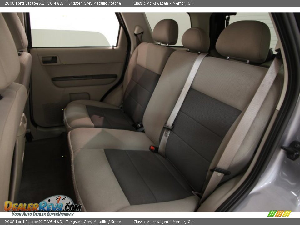 2008 Ford Escape XLT V6 4WD Tungsten Grey Metallic / Stone Photo #13
