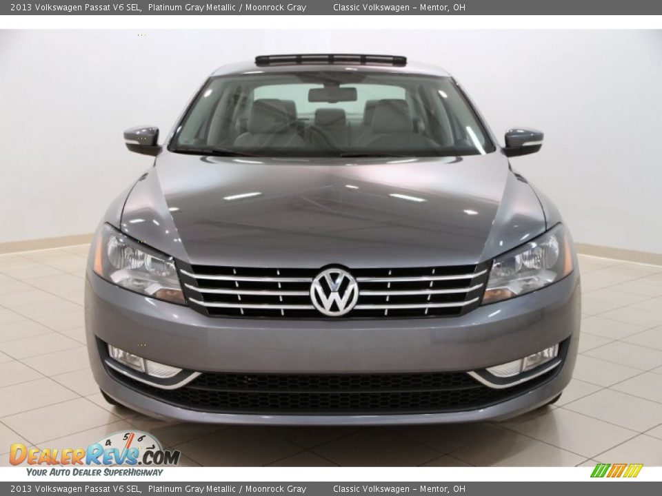 2013 Volkswagen Passat V6 SEL Platinum Gray Metallic / Moonrock Gray Photo #2