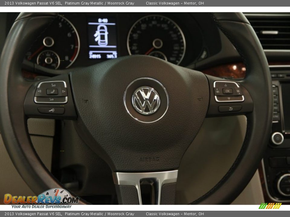 2013 Volkswagen Passat V6 SEL Platinum Gray Metallic / Moonrock Gray Photo #6