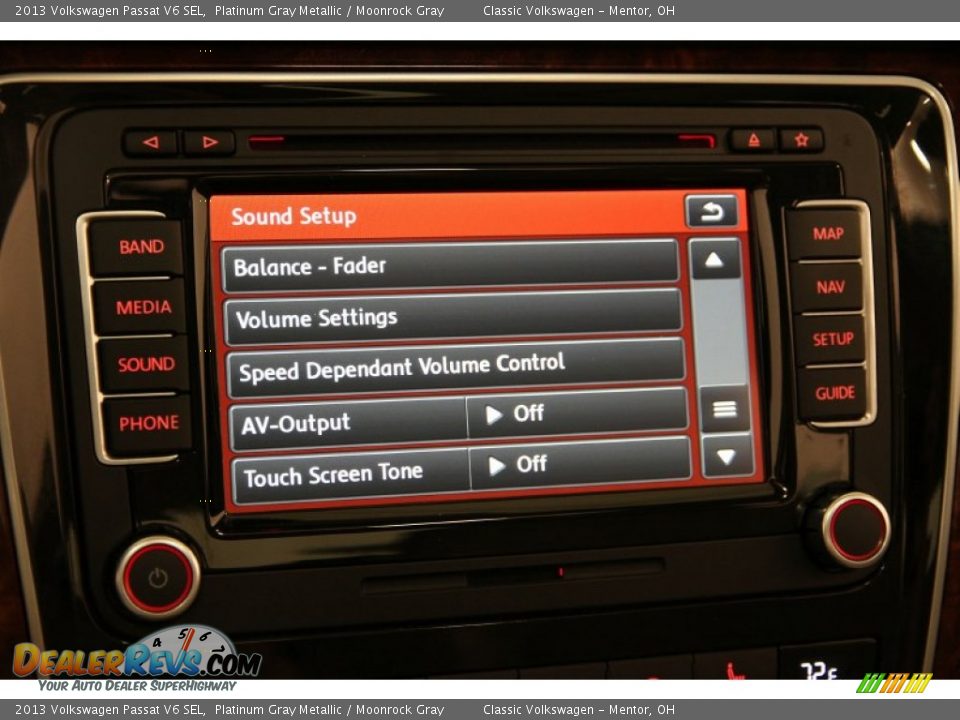 Controls of 2013 Volkswagen Passat V6 SEL Photo #10