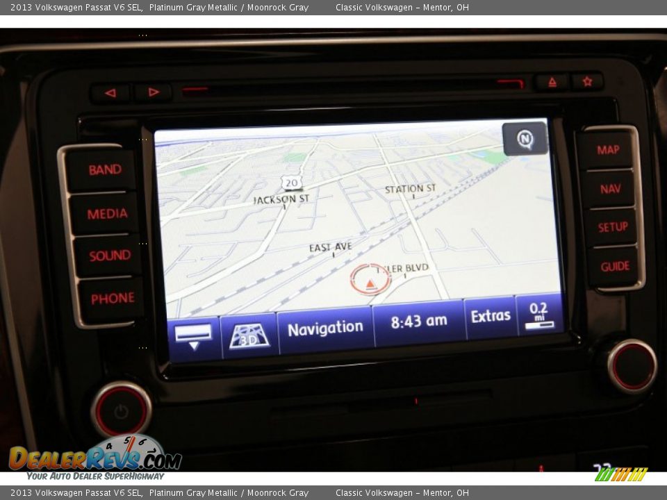 Navigation of 2013 Volkswagen Passat V6 SEL Photo #13