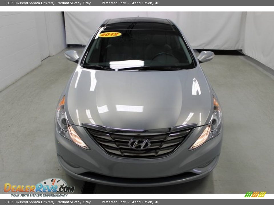 2012 Hyundai Sonata Limited Radiant Silver / Gray Photo #3