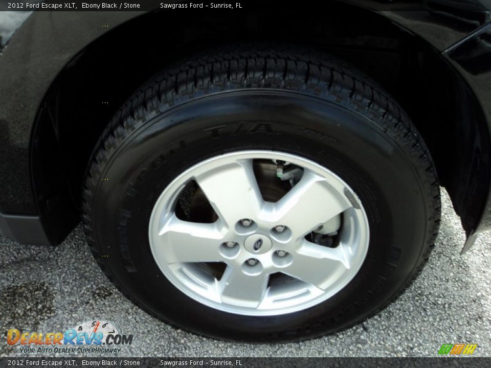 2012 Ford Escape XLT Ebony Black / Stone Photo #3