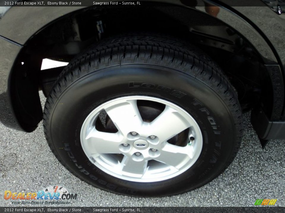 2012 Ford Escape XLT Ebony Black / Stone Photo #4