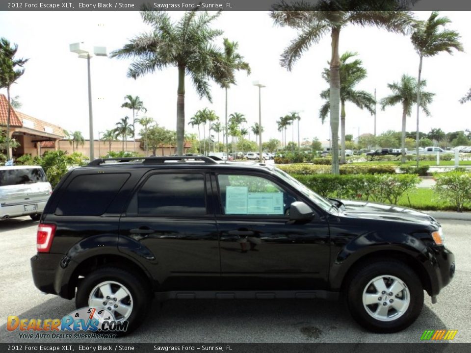 2012 Ford Escape XLT Ebony Black / Stone Photo #5