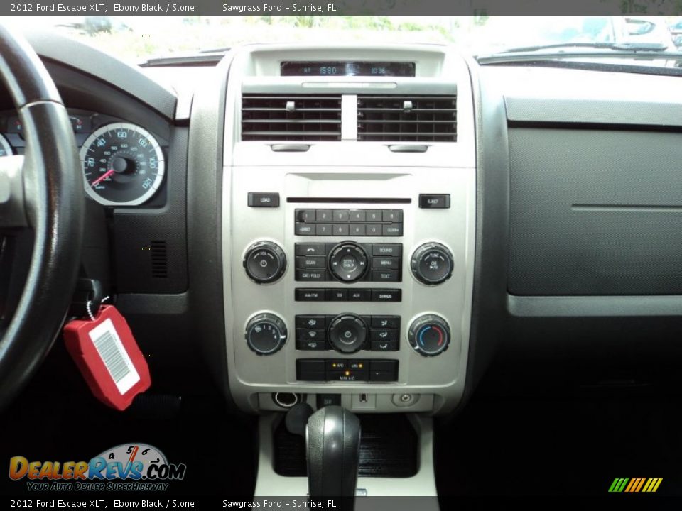 2012 Ford Escape XLT Ebony Black / Stone Photo #26