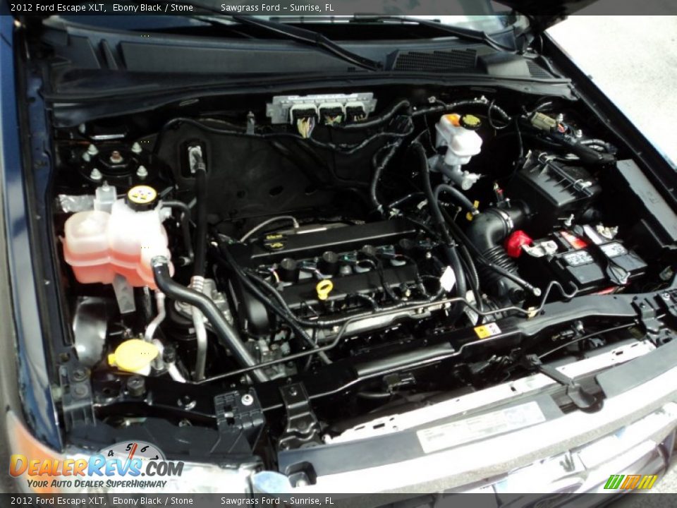 2012 Ford Escape XLT Ebony Black / Stone Photo #30