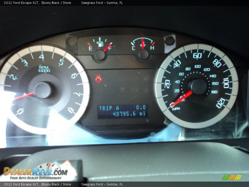 2012 Ford Escape XLT Ebony Black / Stone Photo #32