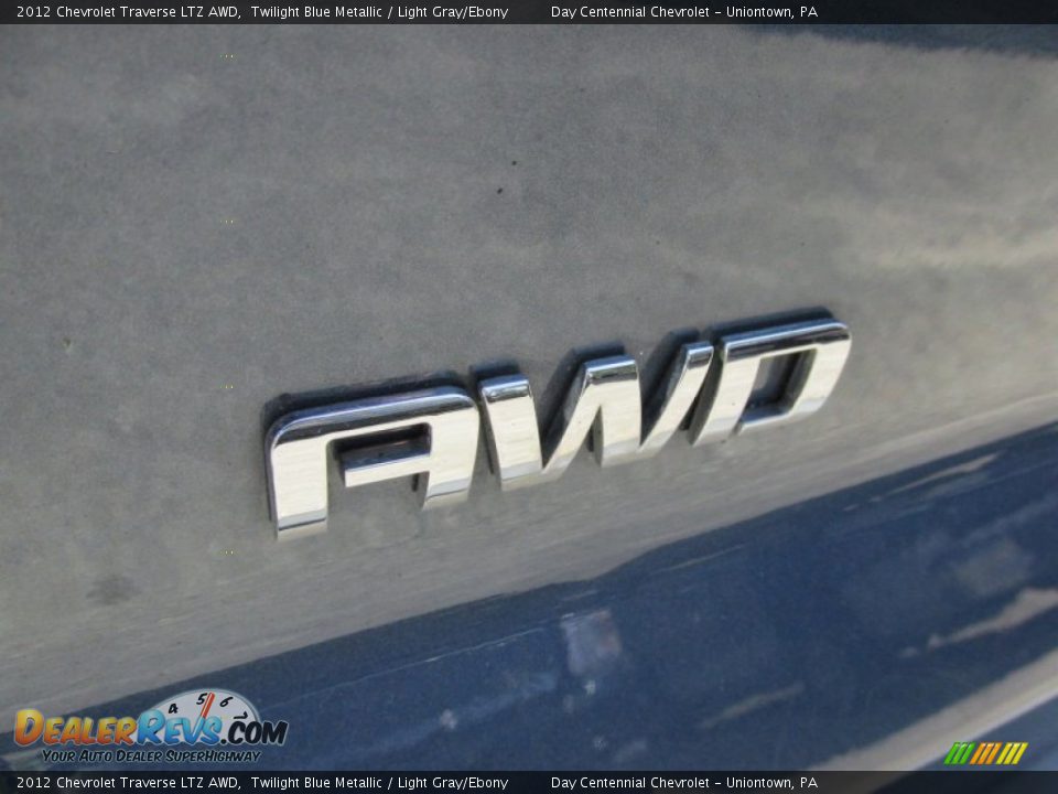 2012 Chevrolet Traverse LTZ AWD Twilight Blue Metallic / Light Gray/Ebony Photo #5