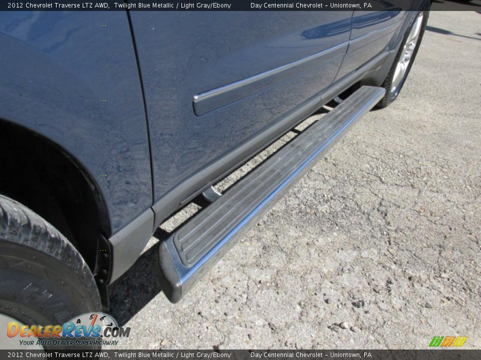2012 Chevrolet Traverse LTZ AWD Twilight Blue Metallic / Light Gray/Ebony Photo #10