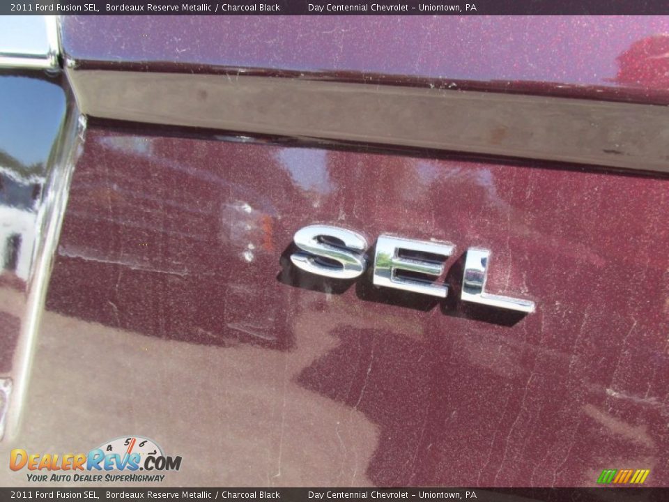 2011 Ford Fusion SEL Bordeaux Reserve Metallic / Charcoal Black Photo #6