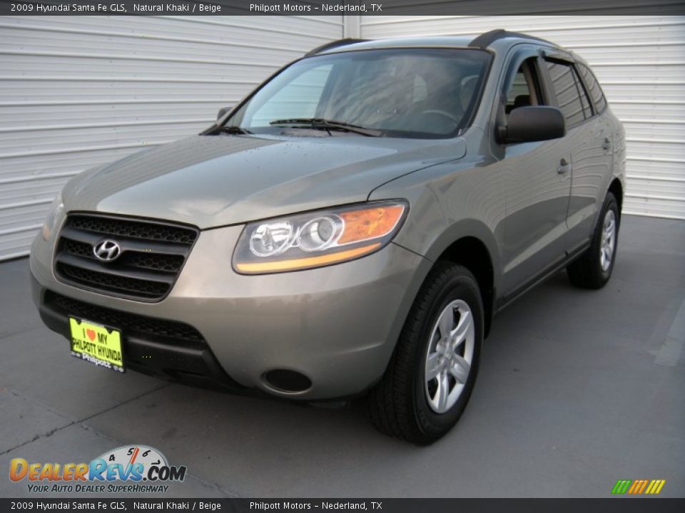 2009 Hyundai Santa Fe GLS Natural Khaki / Beige Photo #7