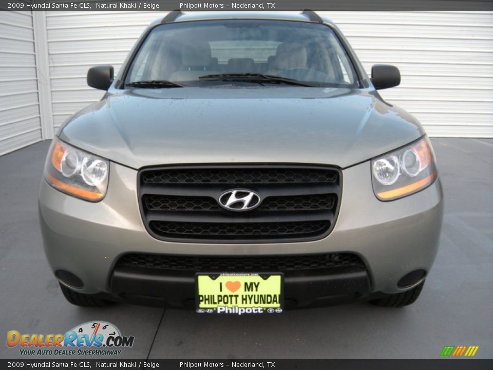 2009 Hyundai Santa Fe GLS Natural Khaki / Beige Photo #8